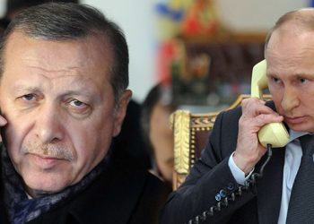 أردوغان يجري اتصالًا بالرئيس الروسي بوتين