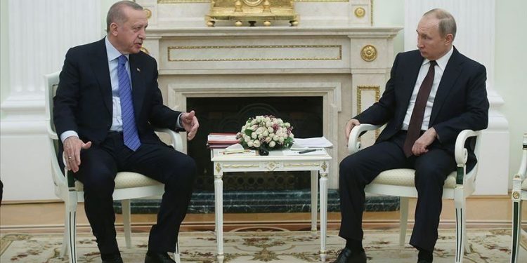 محادثات بين أردوغان وبوتين حول ليبيا وسوريا