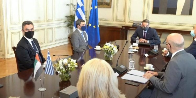 اليونان والإمارات تبحثان تطورات الأوضاع في شرق المتوسط