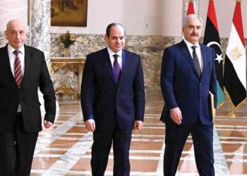 السيسي يلتقي حفتر وعقيلة صالح في القاهرة