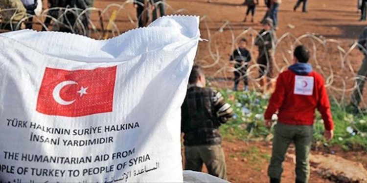 هجوم على شاحنة للهلال الأحمر التركي في شمال سوريا