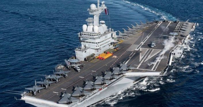 فرنسا ترسل أقوى قطع أسطولها البحري إلى شرق المتوسط