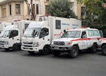 سوريا تتسلم سيارات إسعاف وعيادات متنقلة من منظمة الصحة العالمية