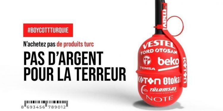 ردًا على أردوغان.. حملة مقاطعة فرنسية لمنتجات تركيا
