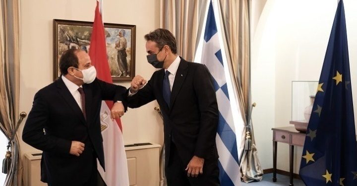 الرئيس المصري في اليونان