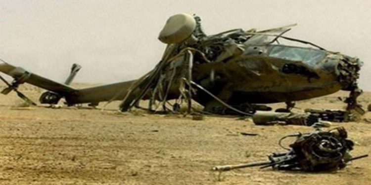 مقتل 8 جنود في سقوط مروحية بالبحر الأحمر قرب جزيرة تيران