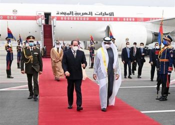 محمد بن زايد في ضيافة السيسي