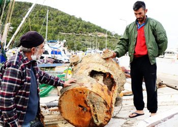 تركيا.. شباك بحارة تصطاد لغمًا من الحرب العالمية الأولى