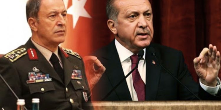 صراع “خفي” بين أردوغان ووزير دفاعه خلوصي أكار