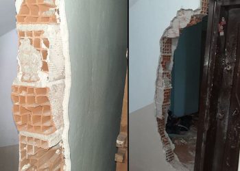 الشرطة التركية تحطم جدران منزل لاعتقال طالب جامعي!