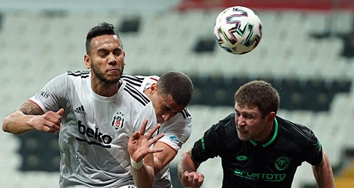 رغم طرد أحد لاعبيه.. بشكتاش ينجح في هزيمة قونيا سبور