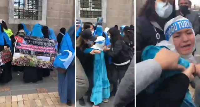 شرطة أردوغان تصف الأويغور بـ”القمامة”