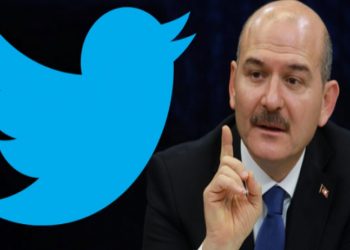 تويتر يحذر وزير داخلية تركيا