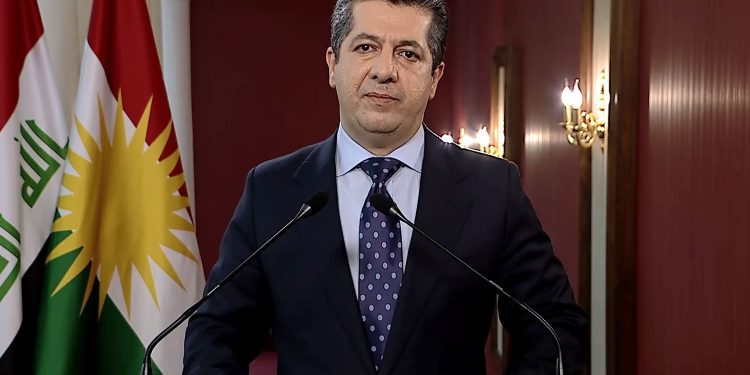 بارزاني يطالب بموقف أممي ضد الإرهاب بعد الهجوم الصاروخي على أربيل