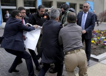 إدانة أمريكية رسمية لاعتداء حراس أردوغان على معارضيه في واشنطن