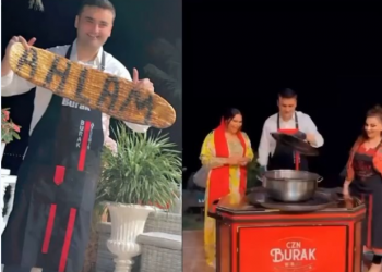 الشيف بوراك يقدم طبقًا خاصًا للفنانة أحلام