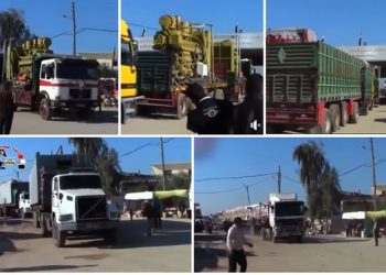 لقطات ترصد نهب مصانع سوريا ونقلها إلى تركيا