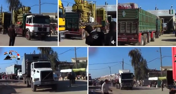 لقطات ترصد نهب مصانع سوريا ونقلها إلى تركيا