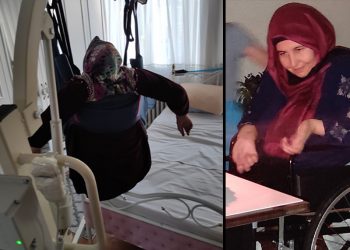 تركيا.. سيدة مقعدة تنتظر مصيرًا مأساويًا