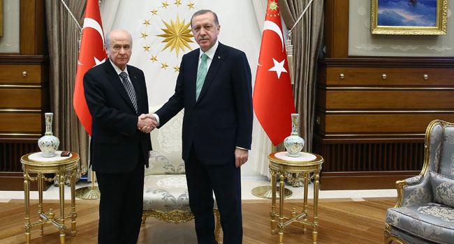 الحركة القومية: حزبنا ليس شريكًا في حكومة أردوغان