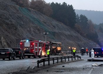 مقتل 46 بحريق حافلة في بلغاريا قادمة من إسطنبول