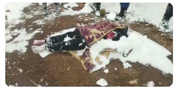 أفغانية تتجمد حتى الموت على الحدود التركية