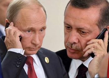 اتصال هاتفي بين أردوغان وبوتين قبل الغزو الروسي لأوكرانيا