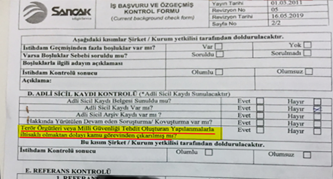 شرط مثير للتوظيف بالقطاع الخاص في تركيا