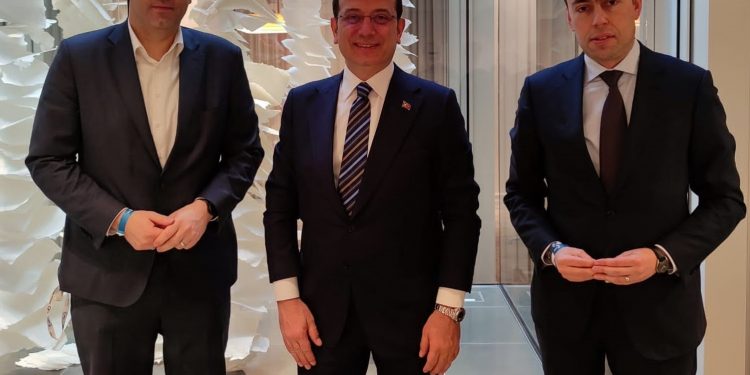 عمدة إسطنبول يلتقي أحد شركاء التحالف الحاكم في ألمانيا