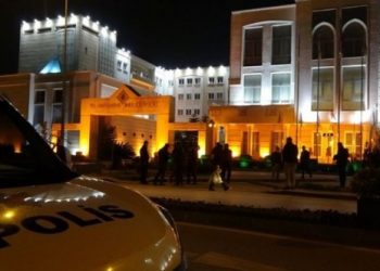 هجوم مسلح على بلدية عثمانية التركية