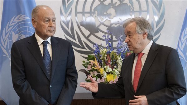 أبو الغيط يتباحث مع أنطونيو جوتيريش حول قضايا هامة