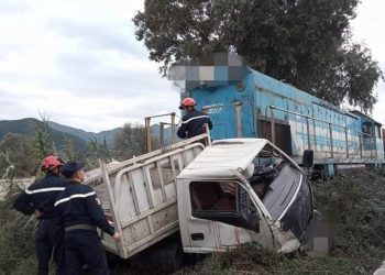 اصطدام قطار بشاحنة في مدينة “إلازيغ” التركية