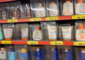 أجهزة إنذار على منتجات البشرة في تركيا منعا لسرقتها!