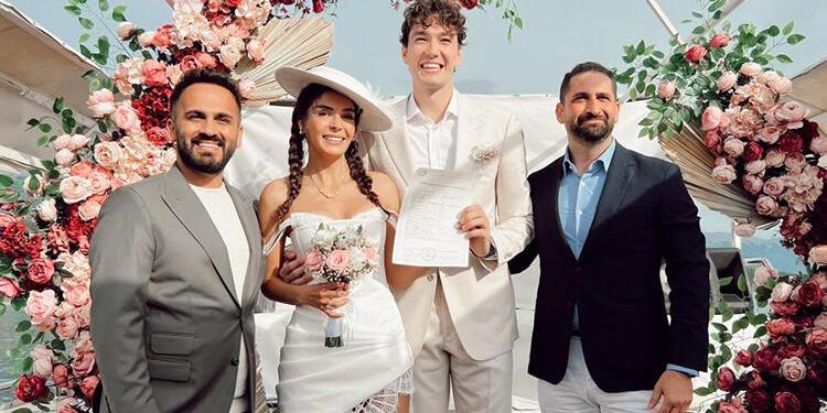 زفاف الممثلة التركية إيبرو شاهين في مقدونيا