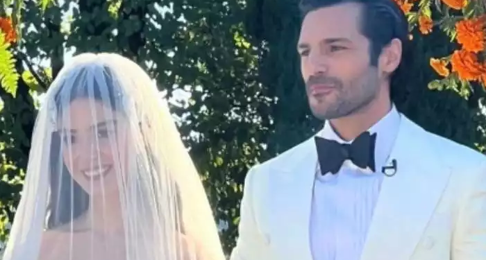 حفل زفاف مميز لـ بطلا مسلسل “موسم الكرز” في إيطاليا