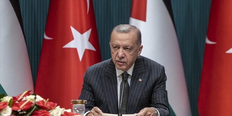 أردوغان يتحدث عن القضية الفلسطينية