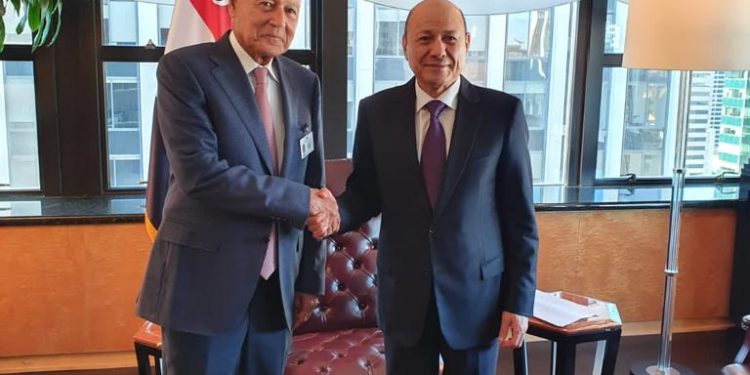 أبو الغيط يؤكد دعم الجامعة العربية للحكومة الشرعية ويدعو لاستمرار الهدنة