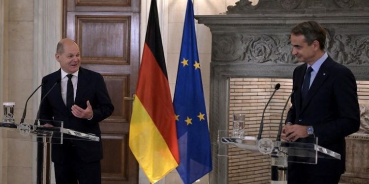 المستشار الألماني: مطالب تركيا من اليونان غير مقبولة