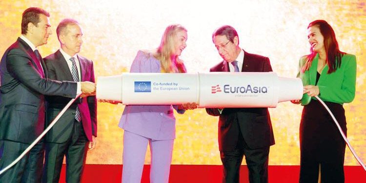 كابل كهربائي أوروبي من إسرائيل إلى قبرص