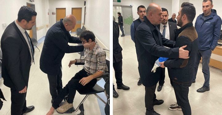 هجوم بالسكين على أعضاء حزب الديمقراطية والتقدم