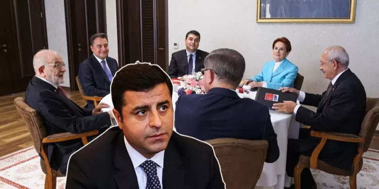 تركيا.. دميرطاش يوجه رسالة انتقاد إلى “طاولة الستة”