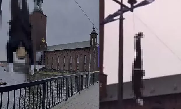 أردوغان معلق من قدميه في السويد!