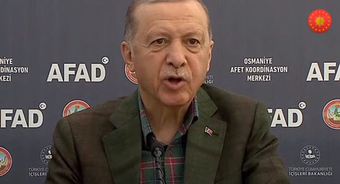 أردوغان يهاجم منتقدي مساعدات الزلزال