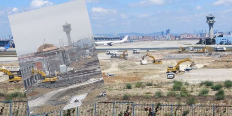 تركيا.. بناء مسجد على مهبط الطائرات في مطار أتاتورك