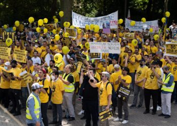 وقفة أمام المحكمة الأوروبية ضد الانتهاكات في تركيا