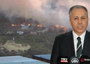 وزير الداخلية التركي يكشف سبب حرائق الغابات