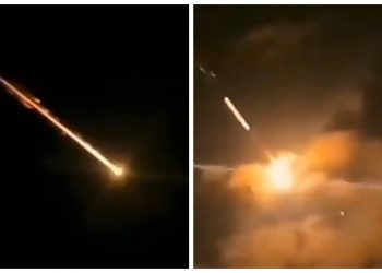 شهب تتساقط على ولاية أرضوروم التركية