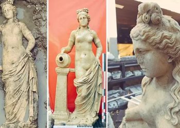 تركيا تعلن اكتشاف تمثال عمره 1800 عاما