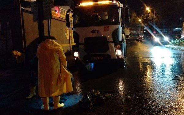 أحياء إسطنبول تشهد أمطارًا متوسطة