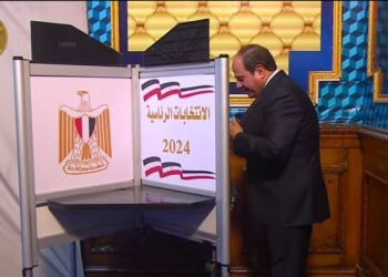 السيسي يدلي بصوته في انتخابات الرئاسة المصرية